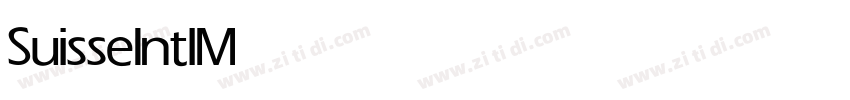 Suisse Intl Medium字体转换